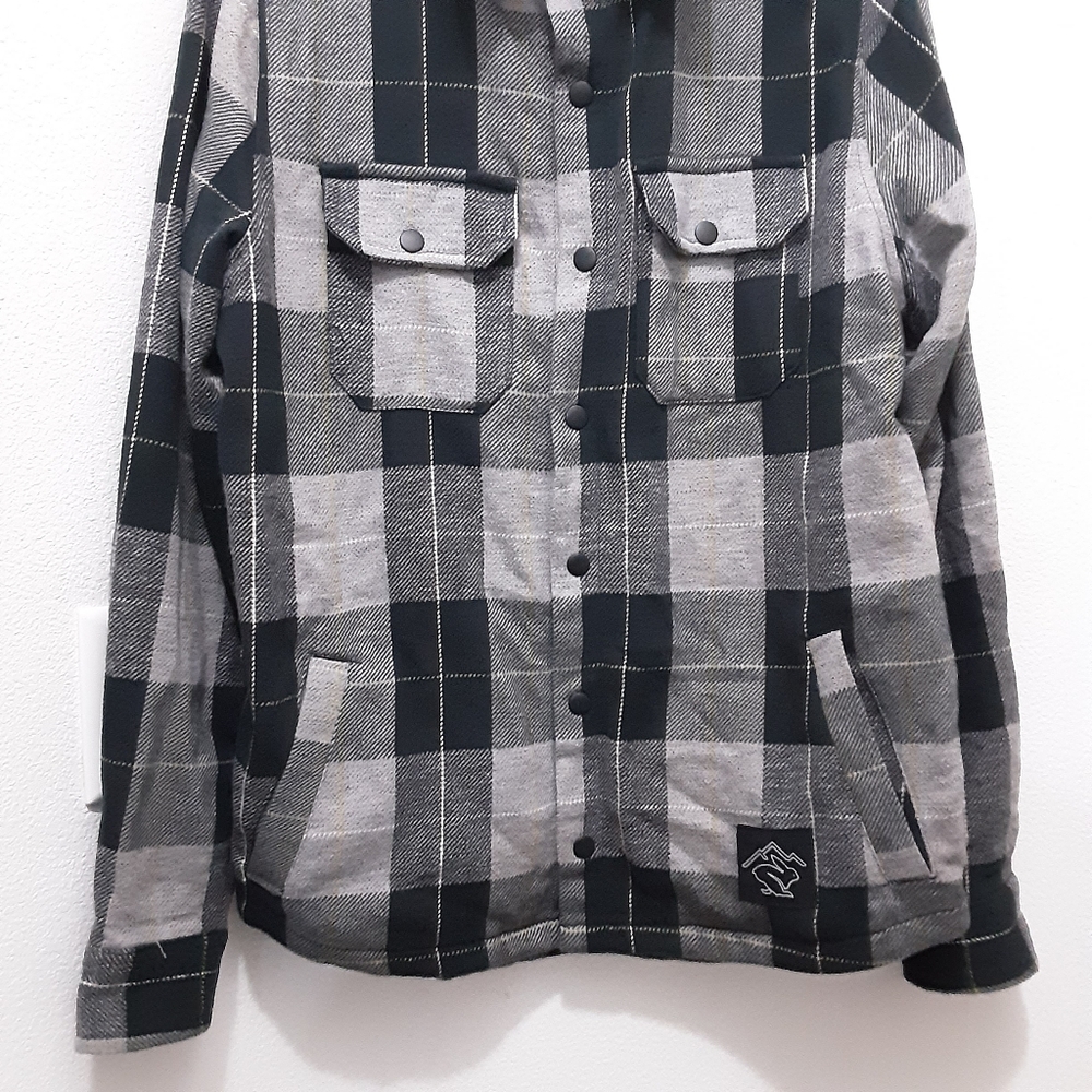 Rabbit High Country Jacket Rm266 Plaid Snap-button - Picture 3 of 6